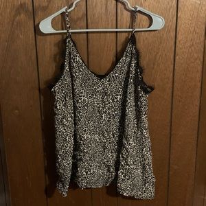Leopard print tank top